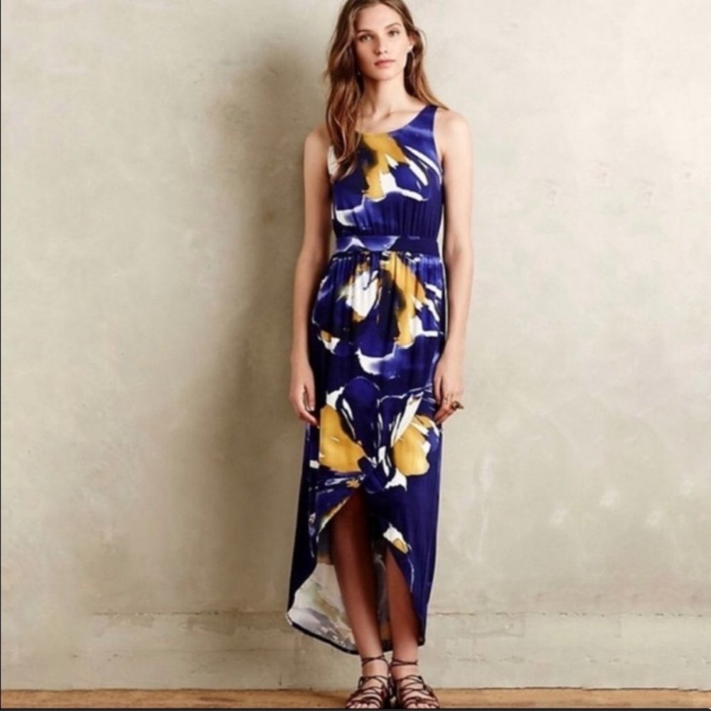 Weston Anthropologie Floral Maxi Dress